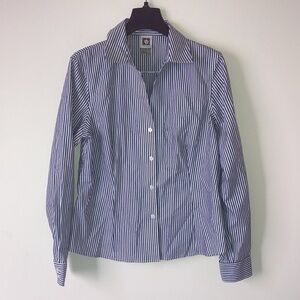 ANNE KLEIN | Long Sleeve Button Down Shirt